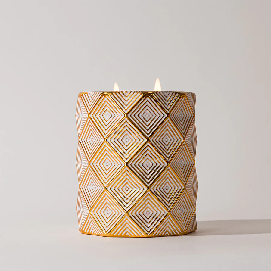 Joie de Noel Holiday Decorative Candle