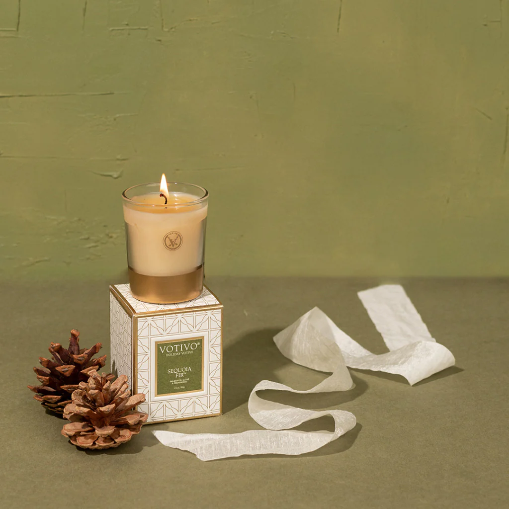 Sequoia Fir Holiday Votive