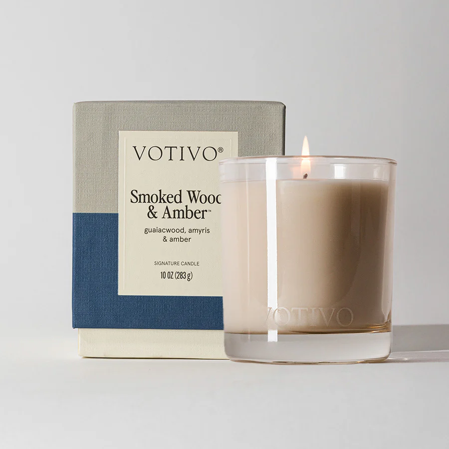 Smoked Wood & Amber 10 oz. Signature Candle