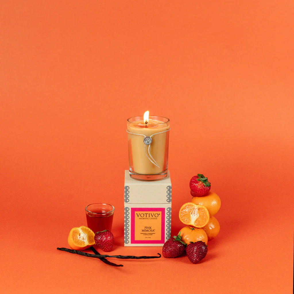 Pink Mimosa 6.8 oz. Aromatic Candle