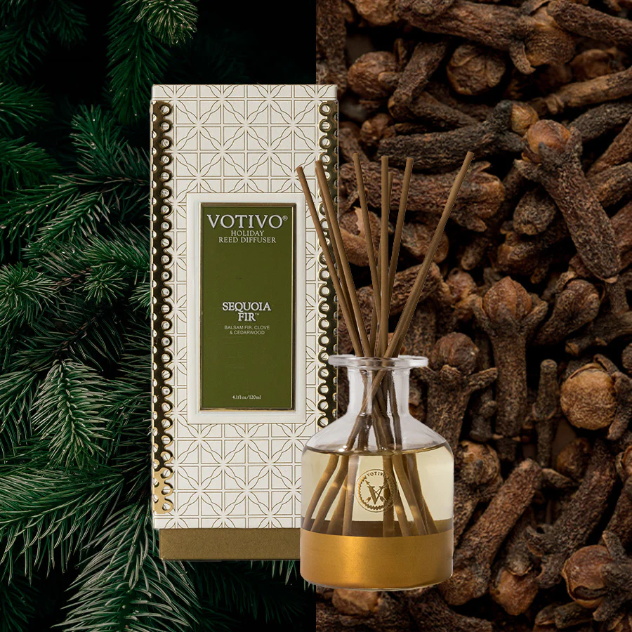 Sequoia Fir Holiday Reed Diffuser