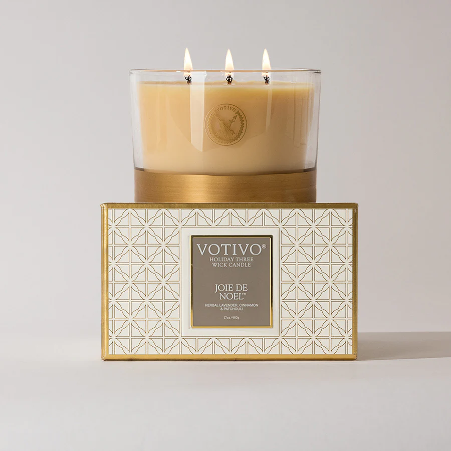 Joie de Noel Holiday 3 Wick Candle