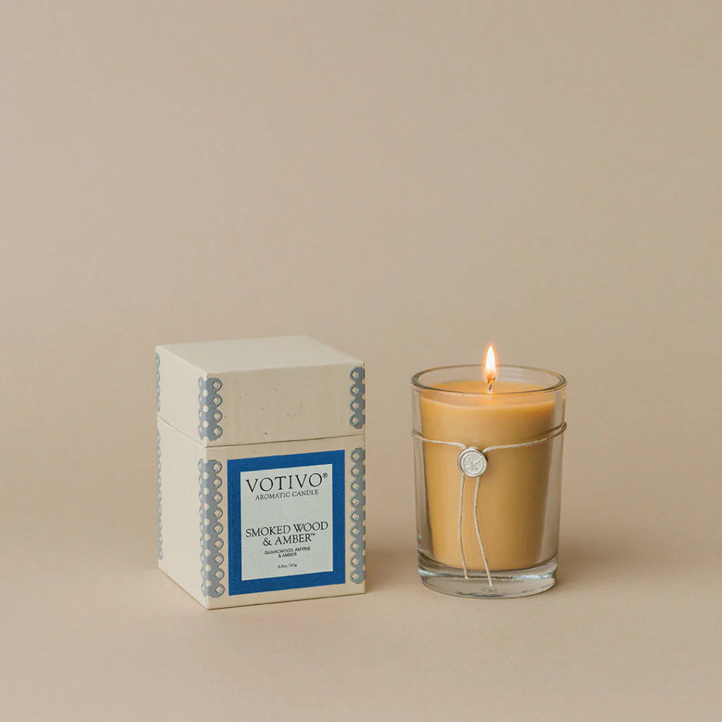 Smoked Wood & Amber 6.8 oz. Aromatic Candle
