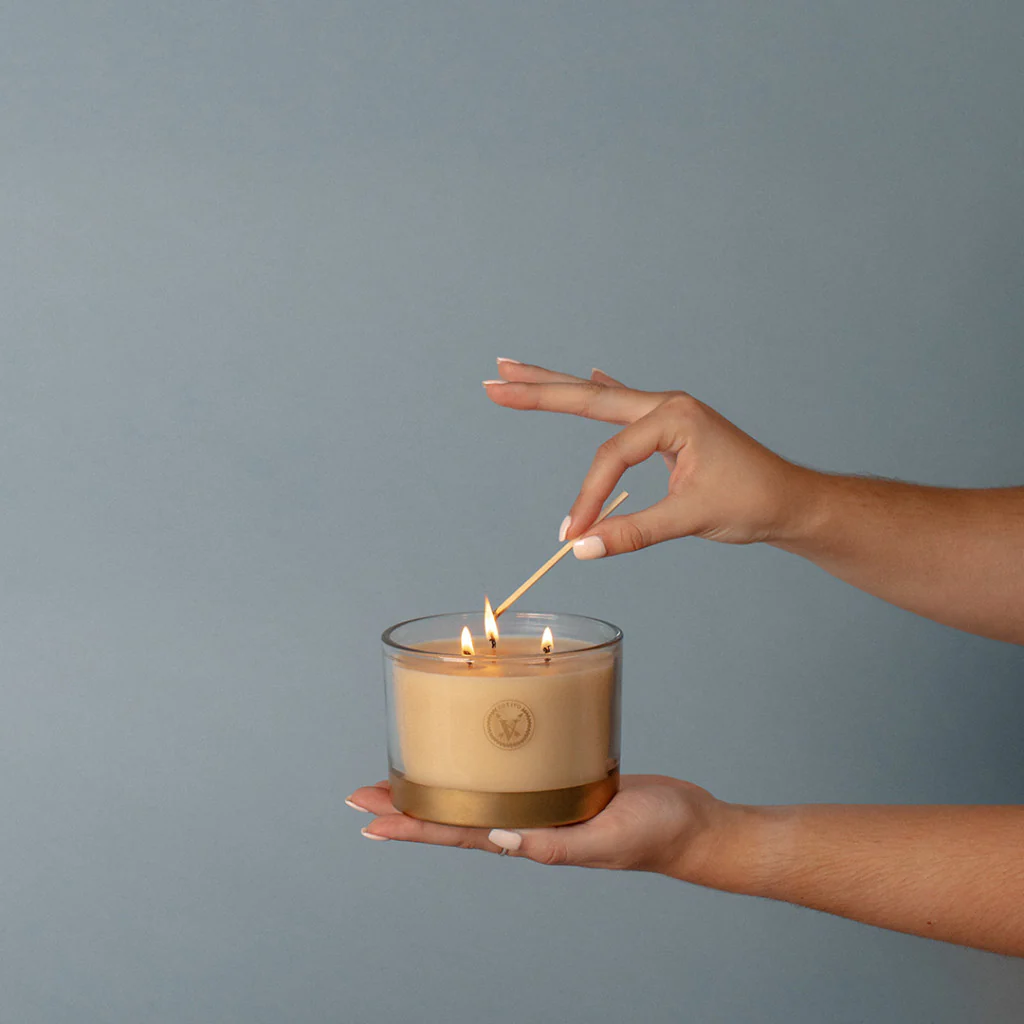 Icy Blue Pine Holiday 3 Wick Candle