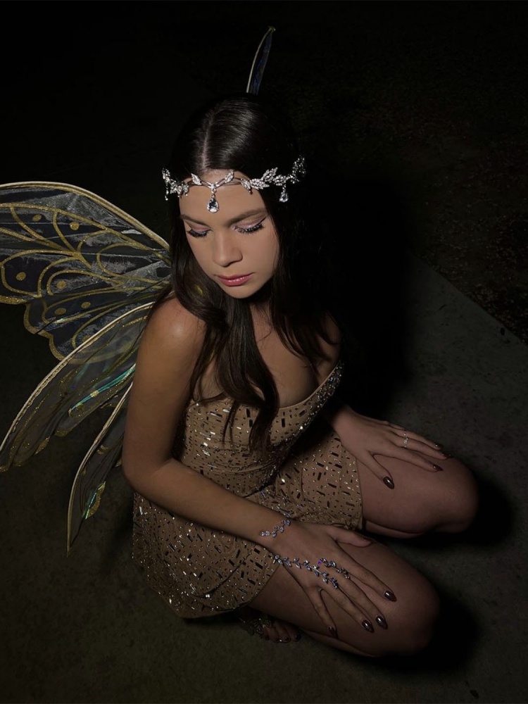 BOOFEENAA See Through Mesh Diamond Backless Mini Dresses for Women Sexy Party Dress Birthday Night Club Outfits C88-FZ25