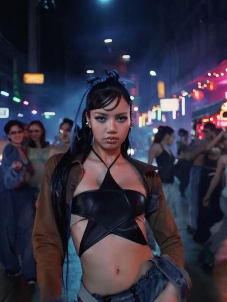 BOOFEENAA Star Halter Top Y2k Sexy PU Leather Black Backless Crop Tops Korean Fashion Alt Clothes Women Streetwear P71-BG12