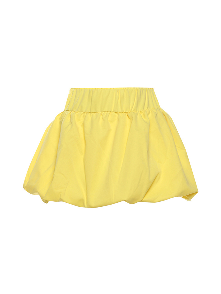 BOOFEENAA Summer Bubble Skirts Women 2025 Fashion Bottoms White Black High Waist Puffy Mini Skirt Cute Sexy C96-BD21