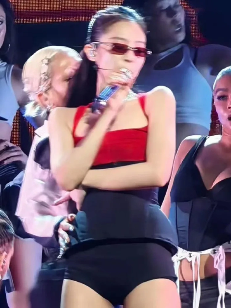 BOOFEENAA Square Neck Bustier Corset Top 2 Piece Set Korean Woman Clothes Fashion Sexy Tank Top Women Summer 2025 P67-CH22