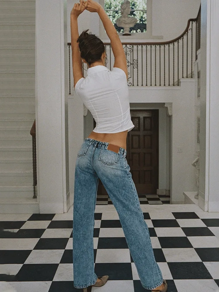 BOOFEENAA Twisted Deep V Neck Sleeveless Crop Tops Woman 2025 Summer Clothes White T Shirts P33-BI15