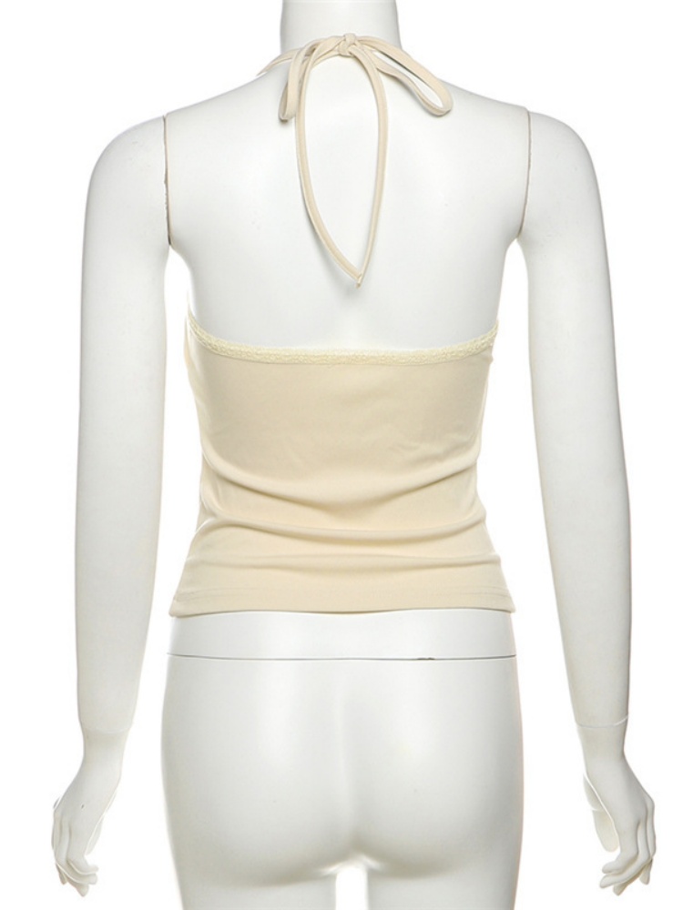 BOOFEENAA Camisole Tops Dark Coquette Low Cut Crop Top Y2k Streetwear Summer Alternative Clothes for Women P94-BE15