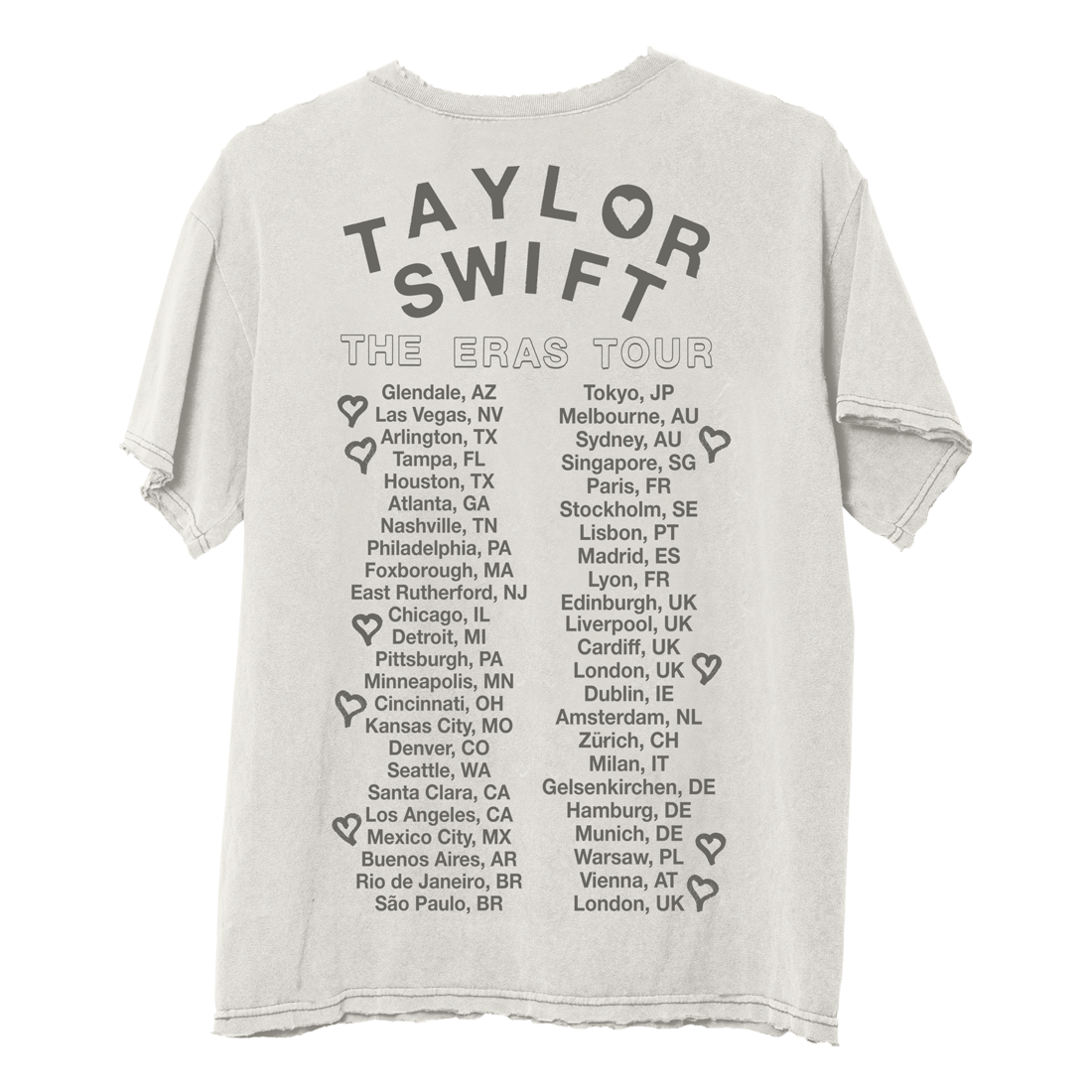 Taylor Swift The Eras Tour Photo Oversized T-Shirt