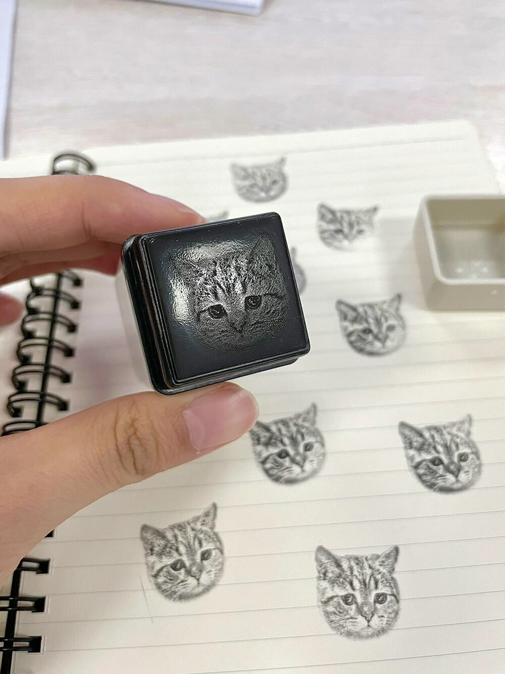 Custom cat stamp