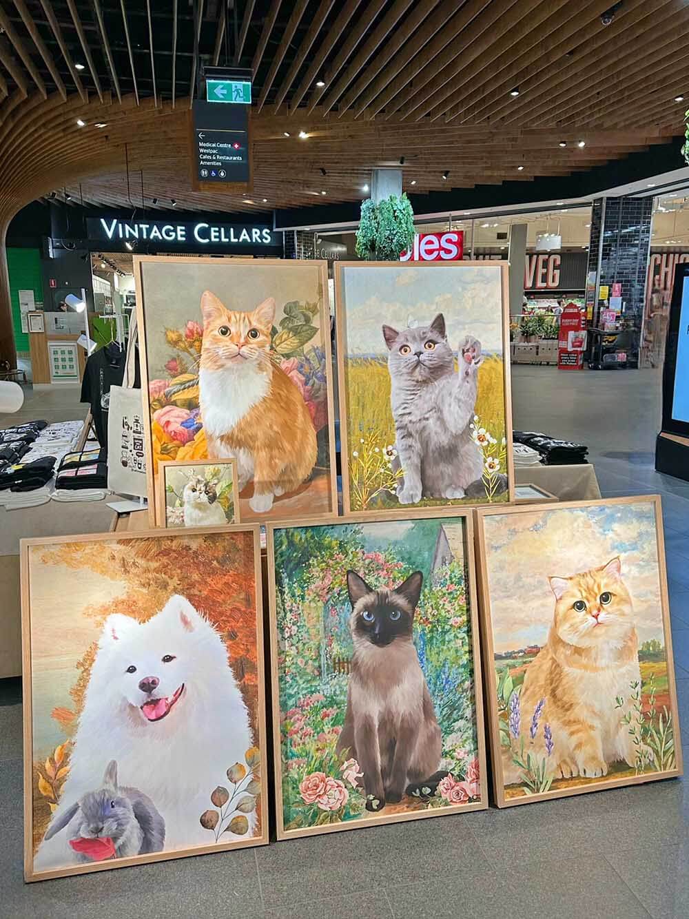 How to order custom pet portrait painting