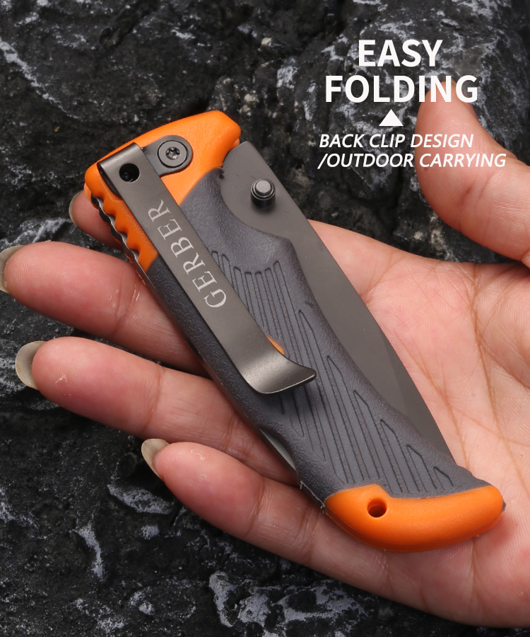 GB Portable stainless steel outdoor folding knife，Multi -purpose EDC ...