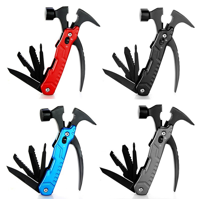 Stainless Steel Outdoor MultiFunctional Nail Hammer New Car Life