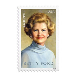 Betty Ford Sheets Self-stick Adhesive Stamps US Postal Service Forever ...