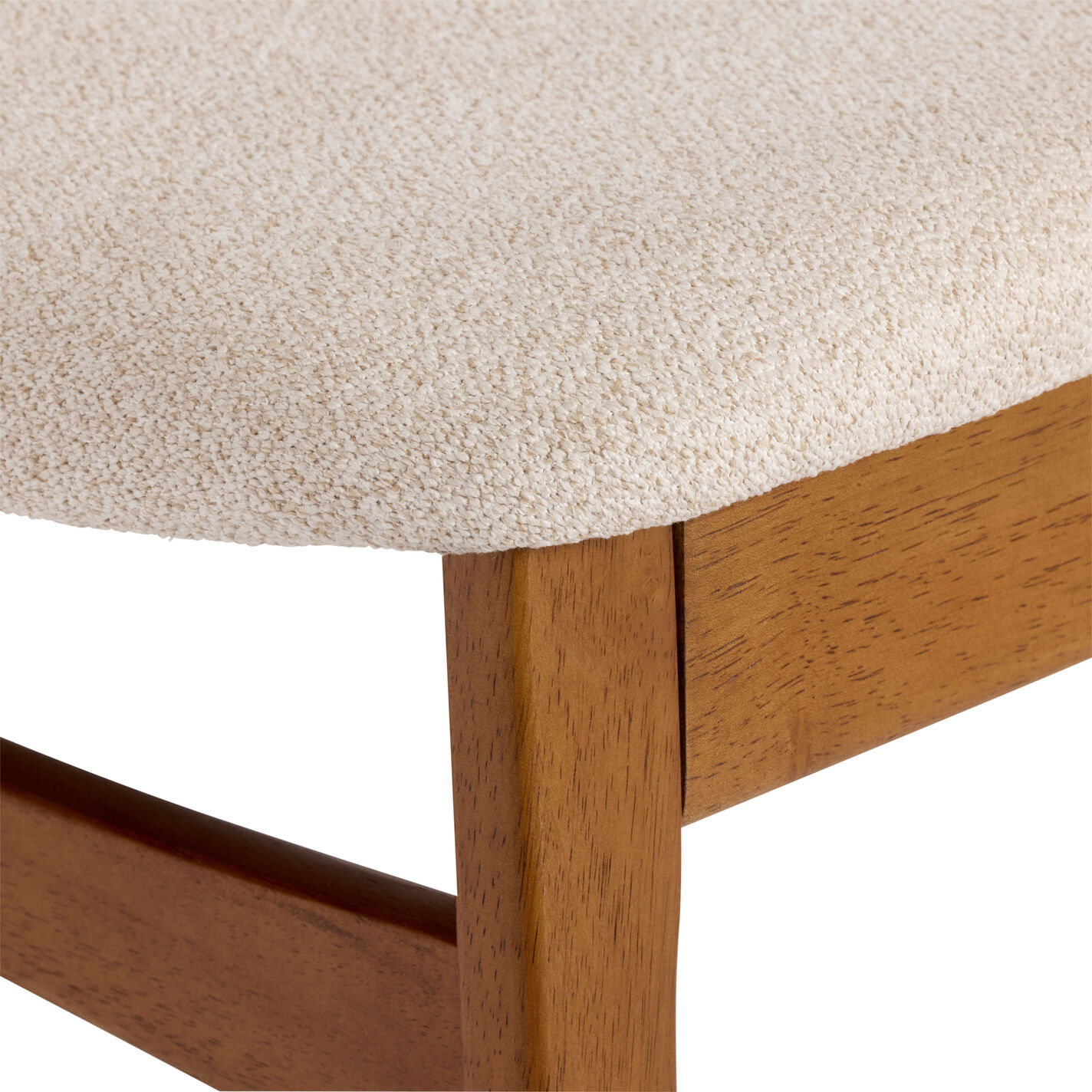 Handler Wood Mid Century Upholstered Dining Chair Set of 2