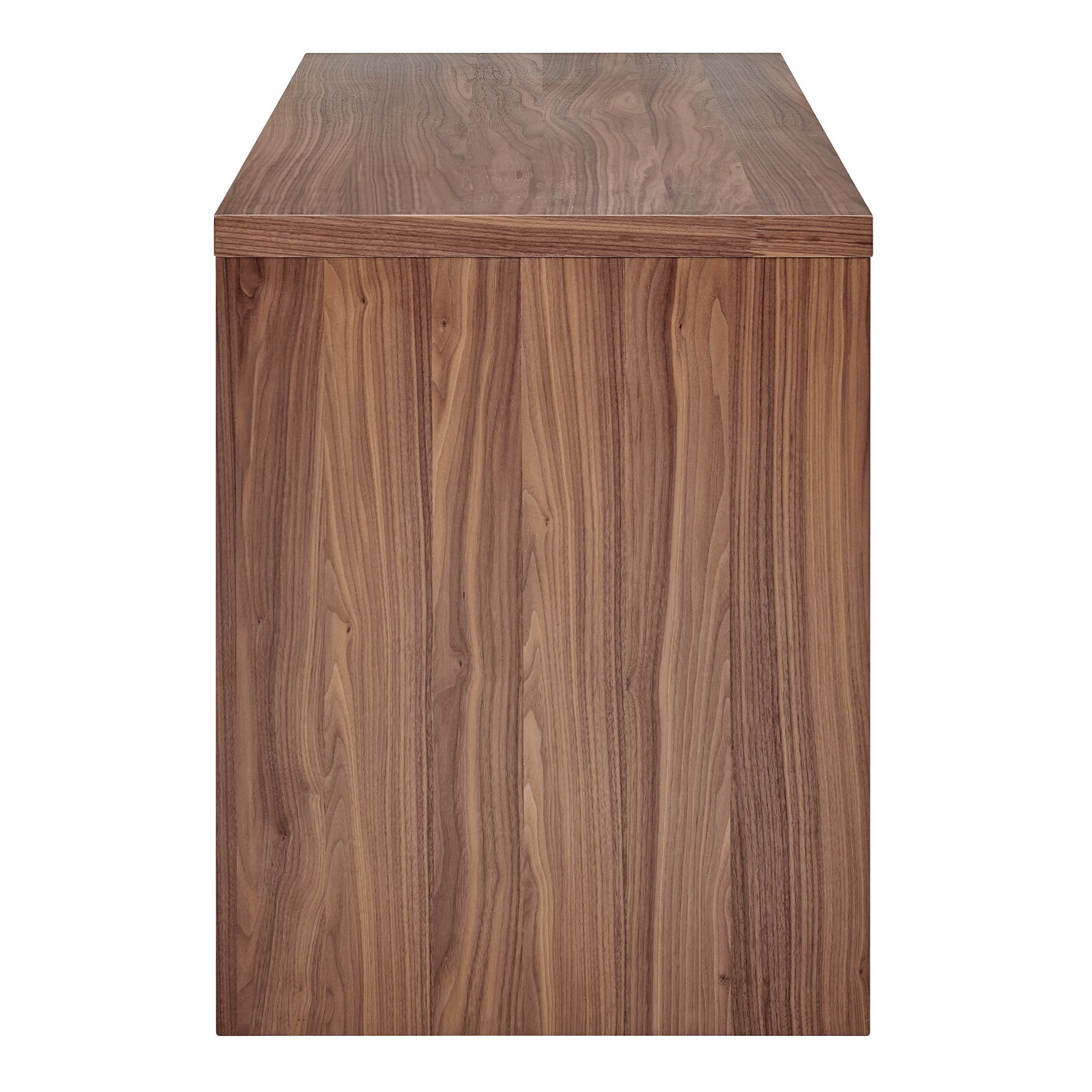 Stenhouse Walnut Brown Wood Modern Desk