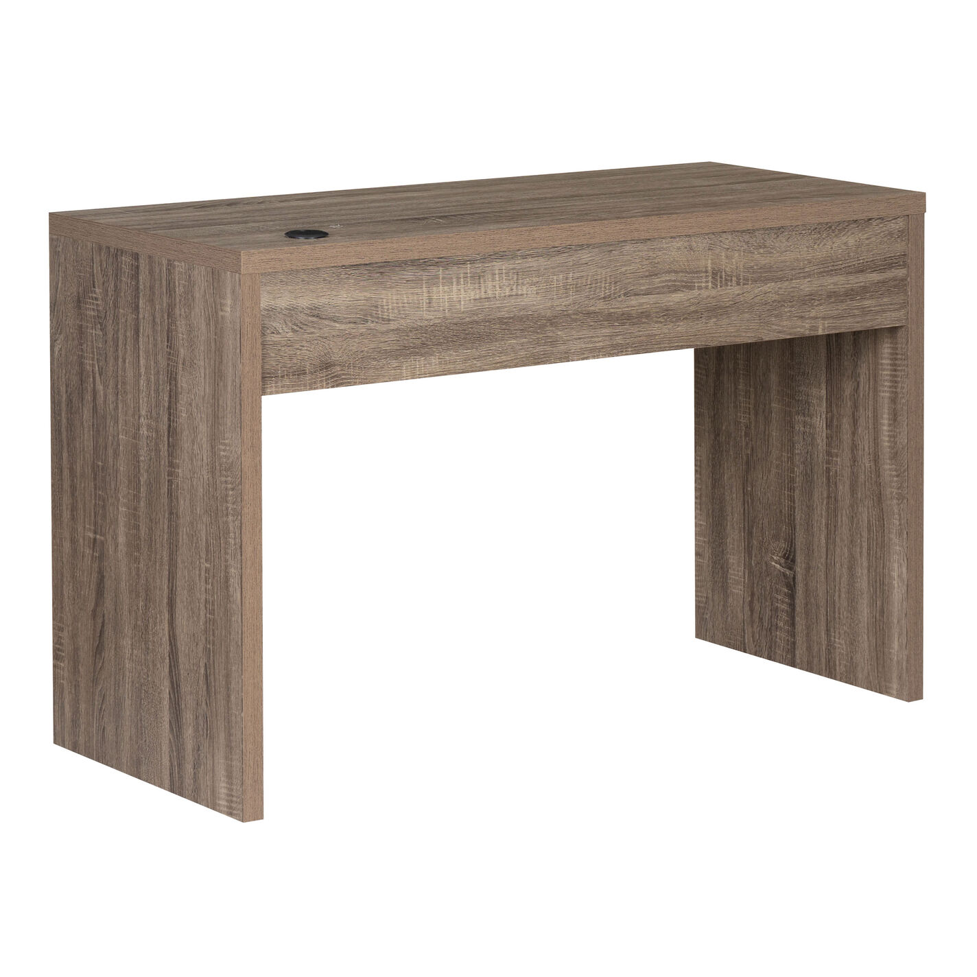 Bream Gray Modern Desk with Drawers