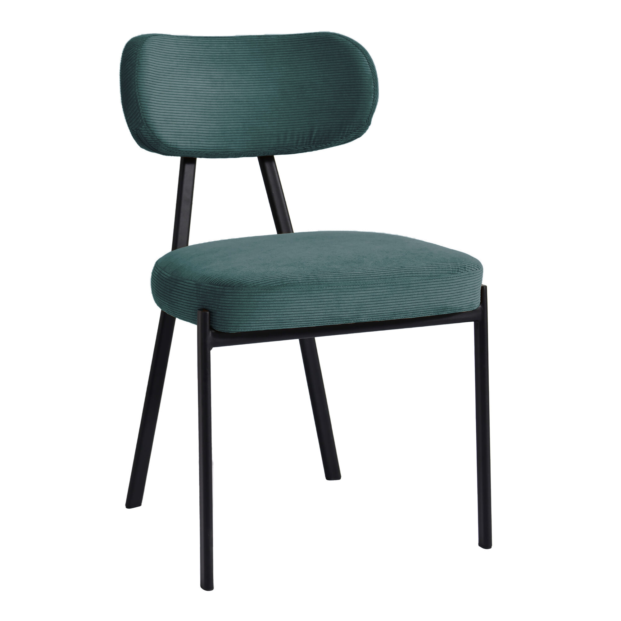 Benson Corduroy Split Back Upholstered Dining Chair Set of 2