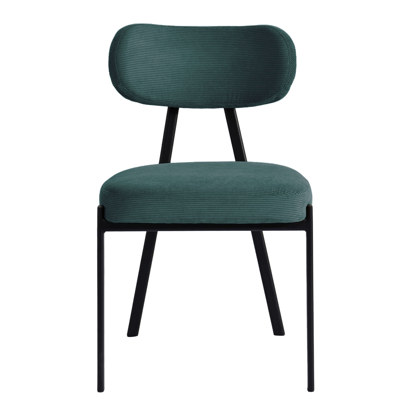 Benson Corduroy Split Back Upholstered Dining Chair Set of 2