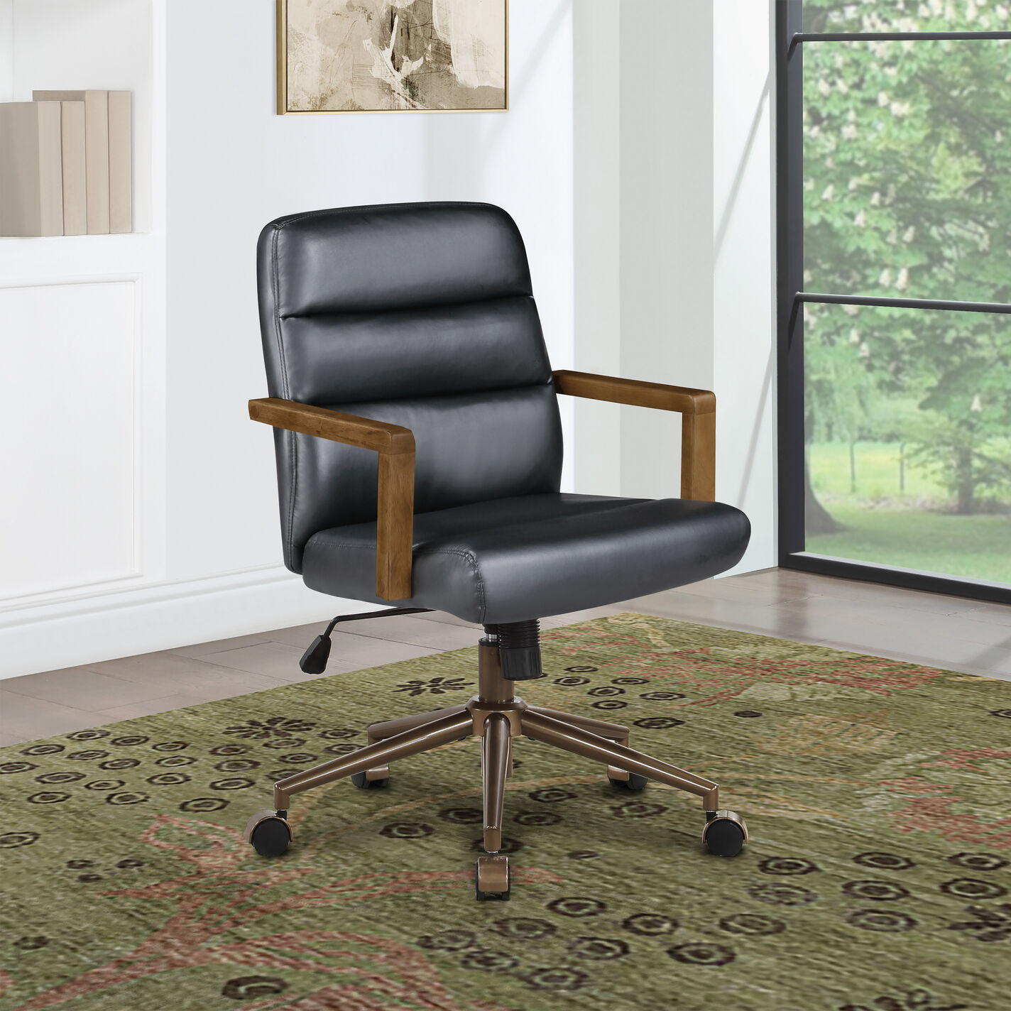 Nolan Faux Leather Tufted Upholstered Office Chair