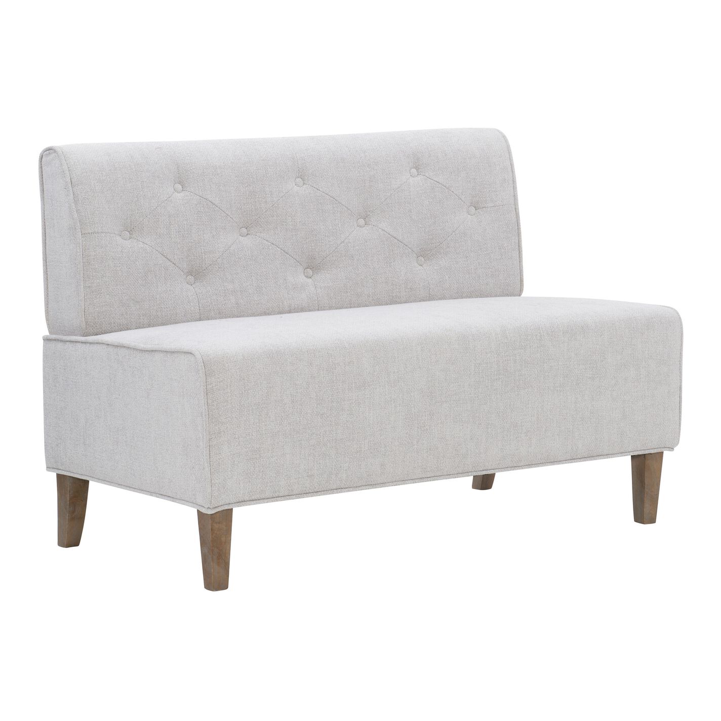 Galway Light Gray Upholstered 3 Piece Dining Banquette