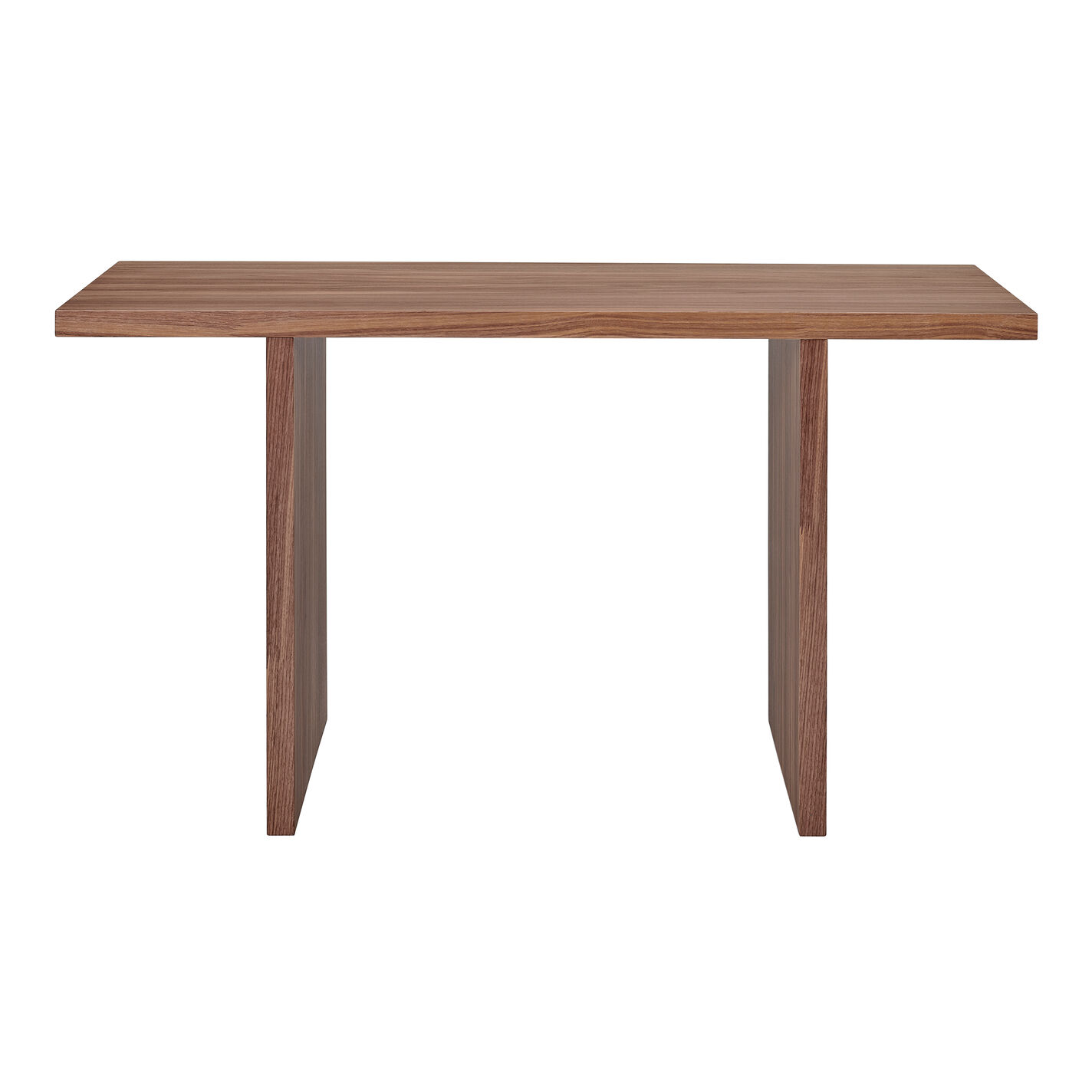 Stenhouse Walnut Brown Wood Modern Desk