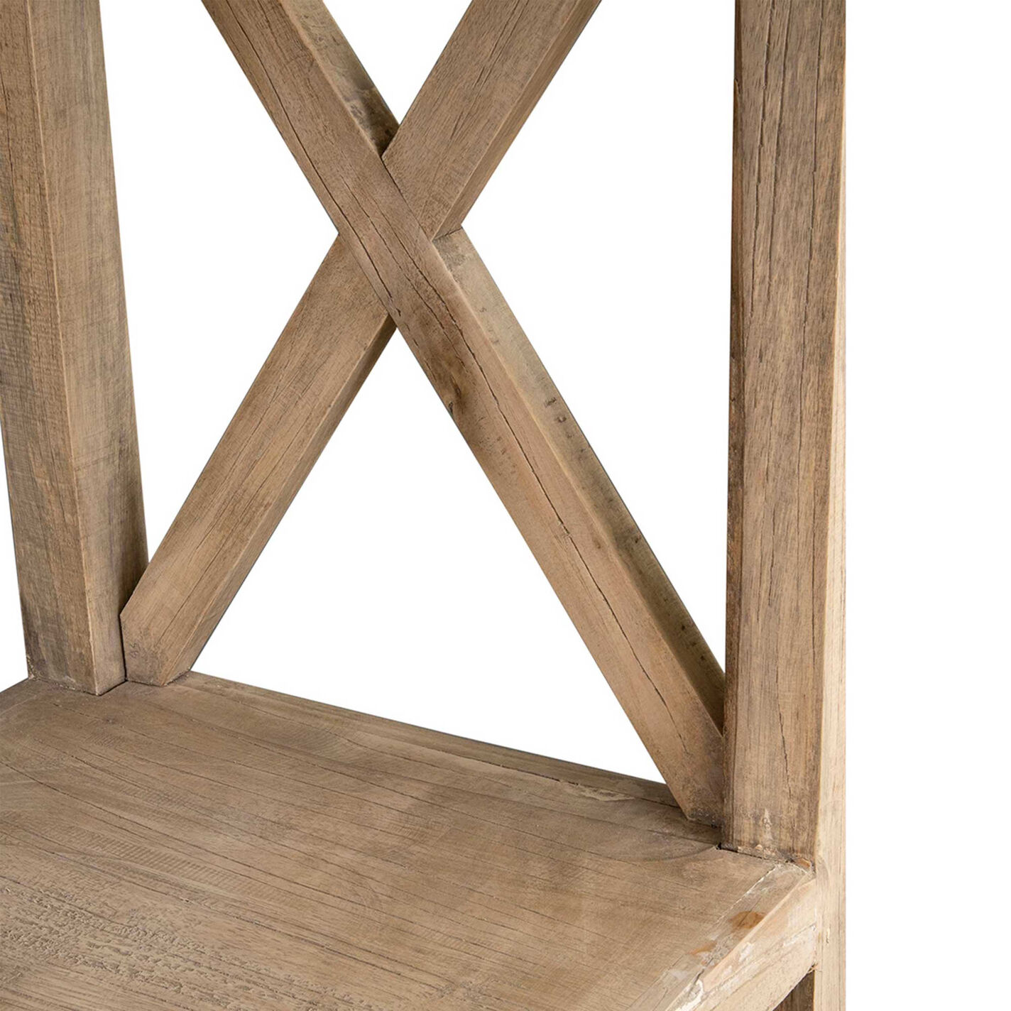 Noam Large Natural Wood Farmhouse Bookshelf