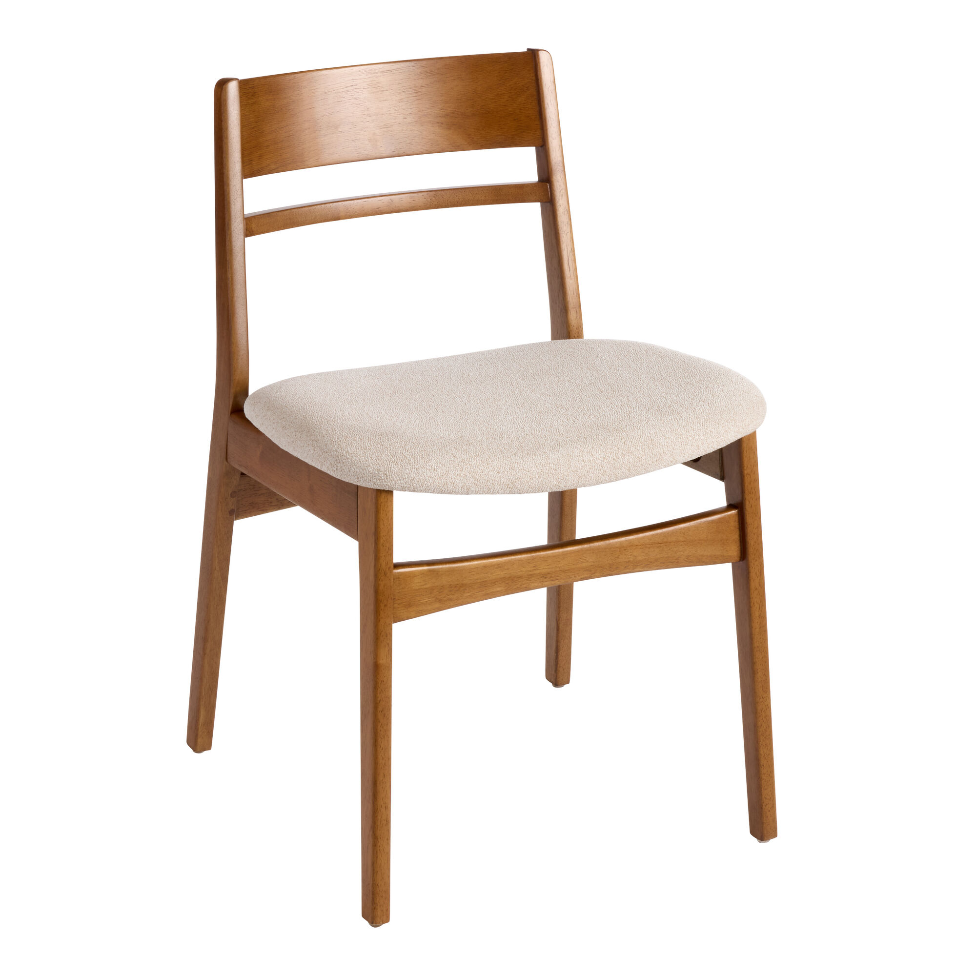 Handler Wood Mid Century Upholstered Dining Chair Set of 2