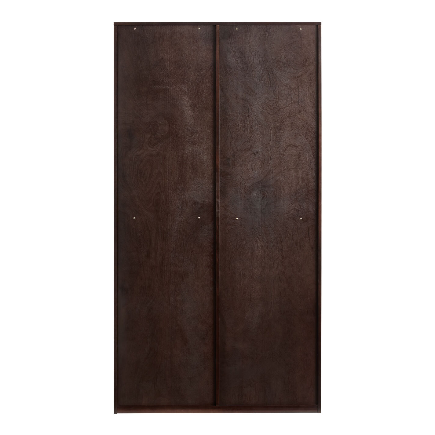 Augustus Roasted Cocoa Wood Library Bookshelf