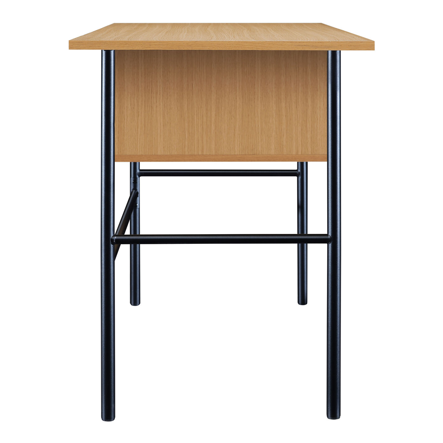 Landon Natural Wood Scandi Writing Desk with Drawers