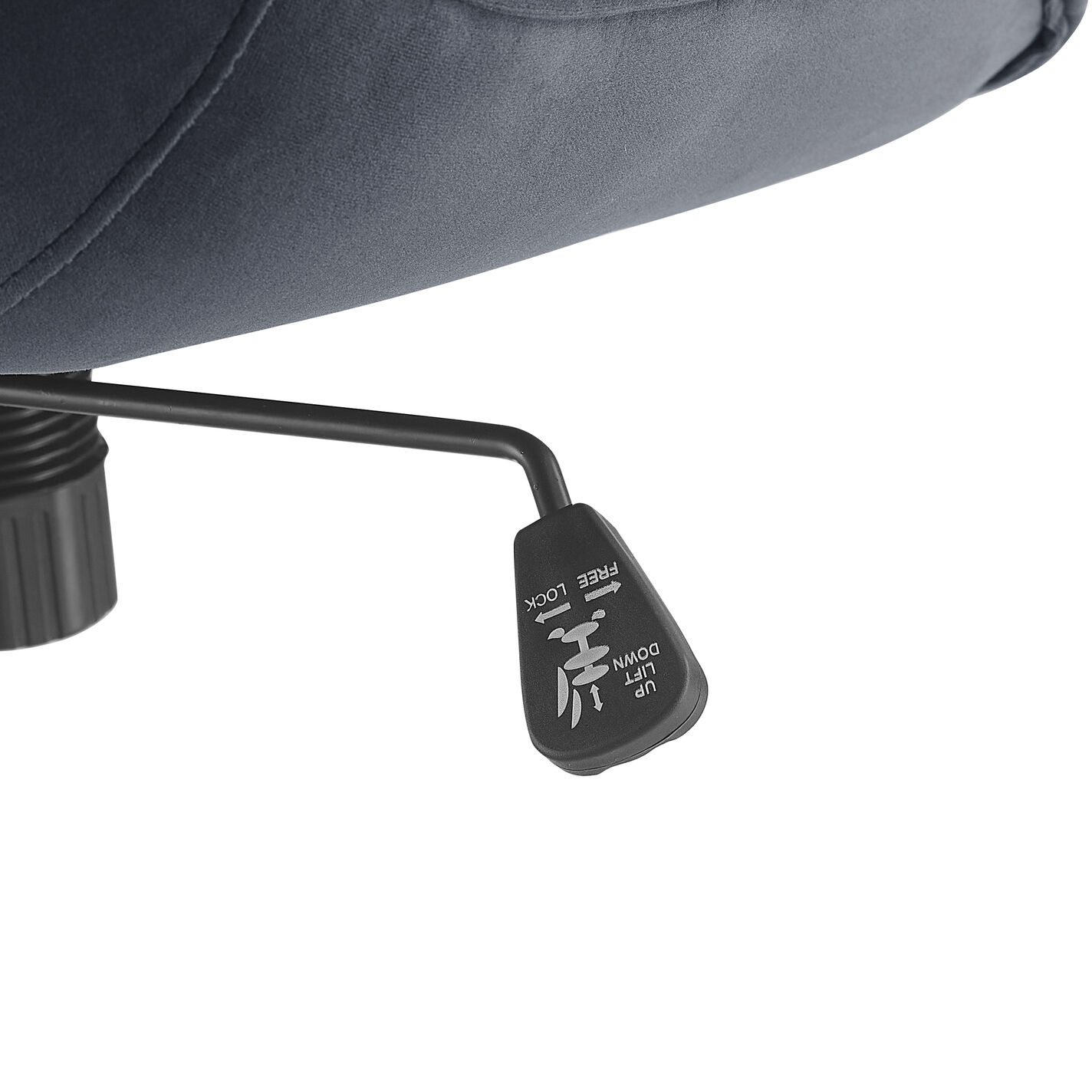 Tyler Velvet Upholstered Office Chair