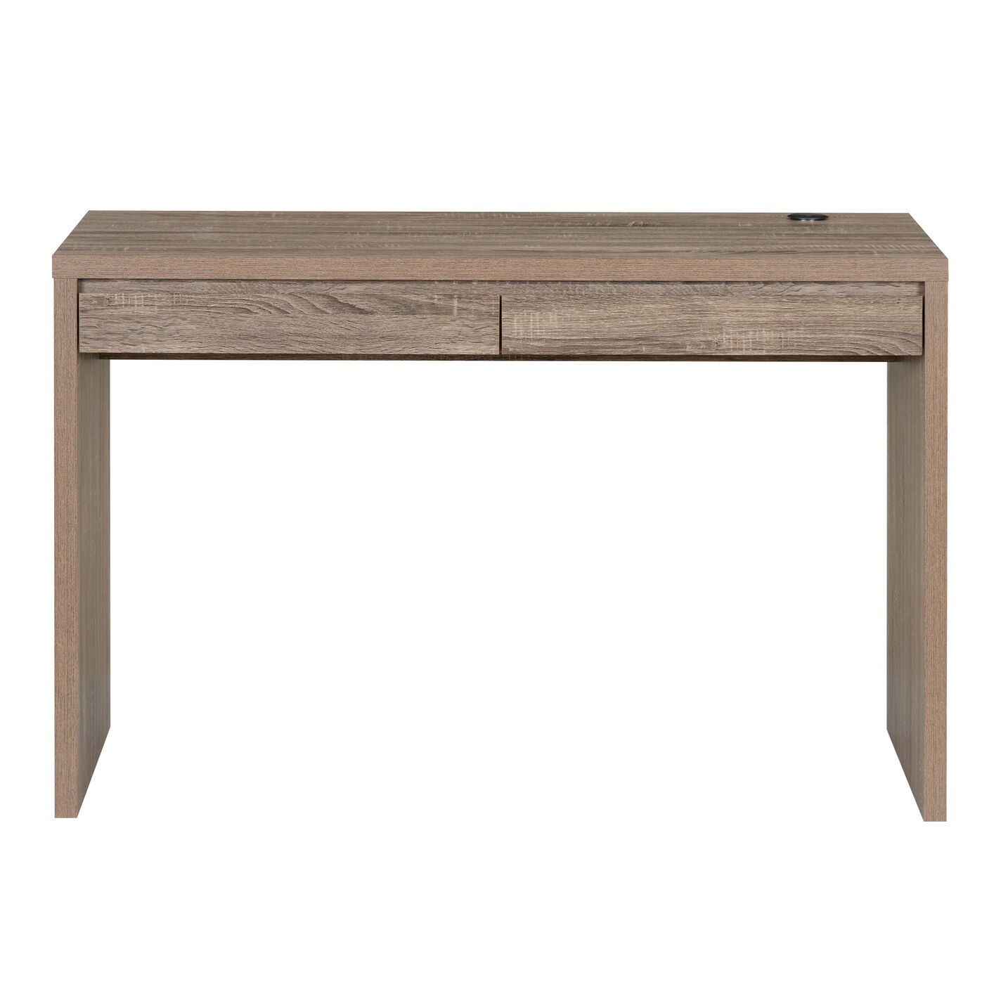 Bream Gray Modern Desk with Drawers