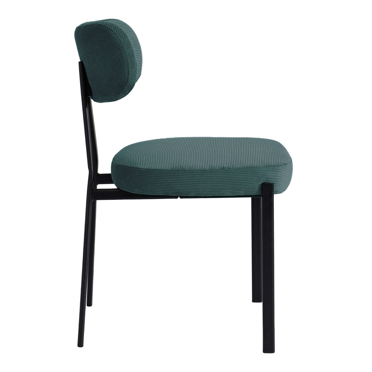 Benson Corduroy Split Back Upholstered Dining Chair Set of 2