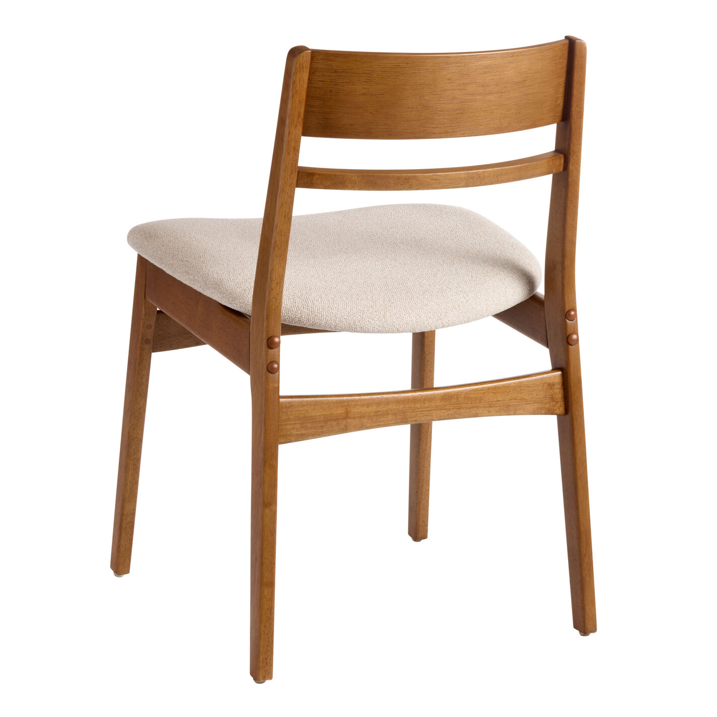 Handler Wood Mid Century Upholstered Dining Chair Set of 2