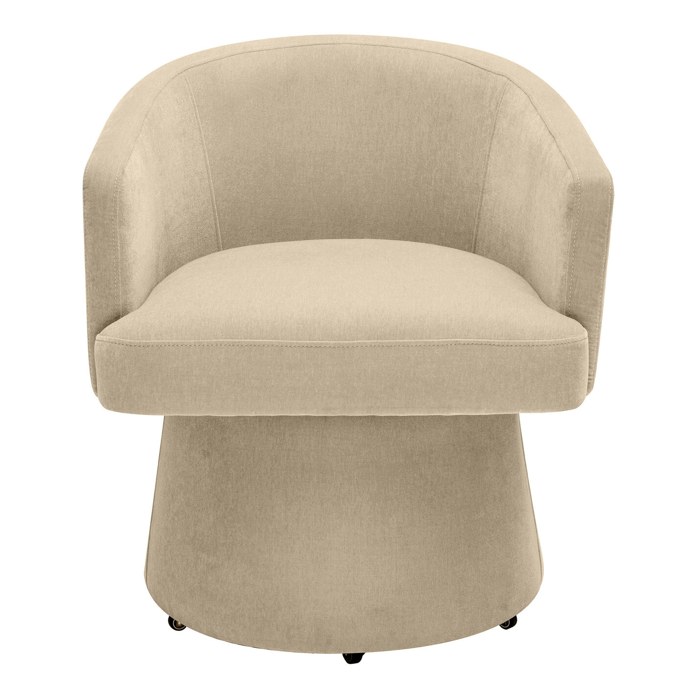 Bethwin Upcycled Velvet Upholstered Office Chair