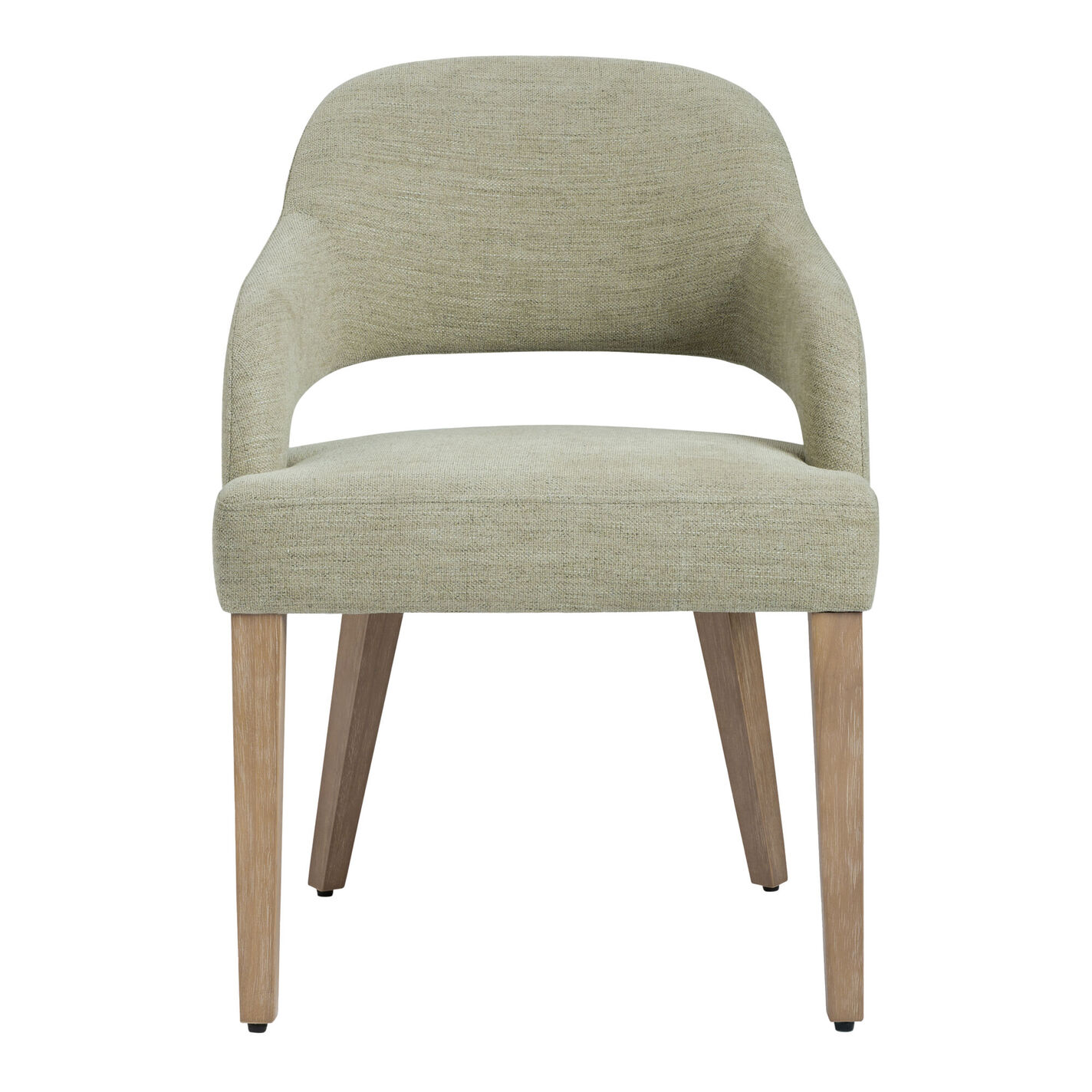 Killian Floating Cutout Back Upholstered Dining Armchair