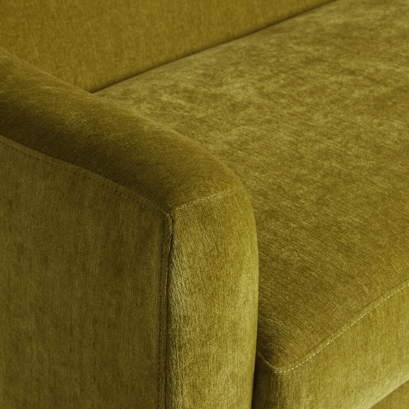 Sacha Chenille Slope Arm Sofa