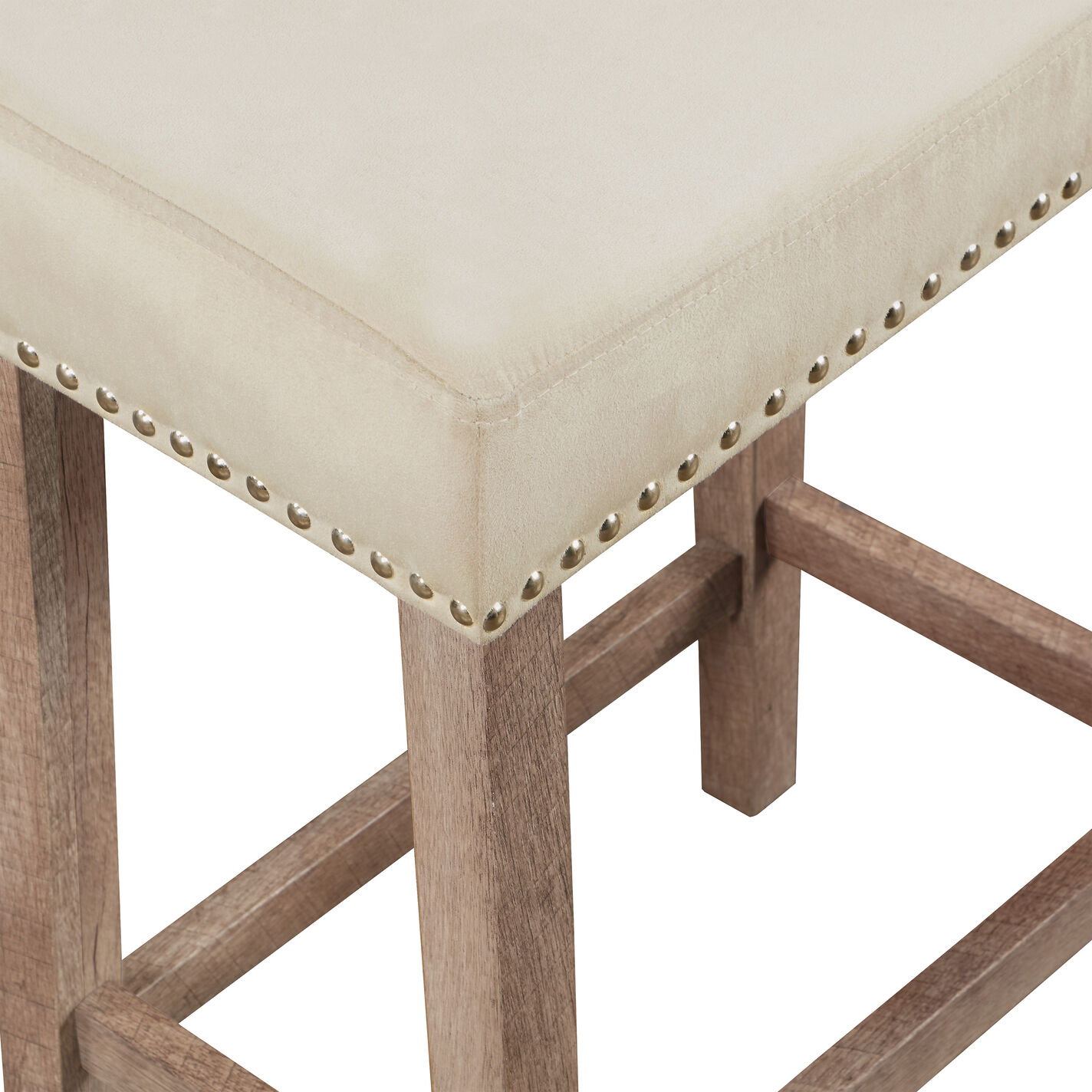 Mason Natural Wood 3 Piece Counter Height Dining Set