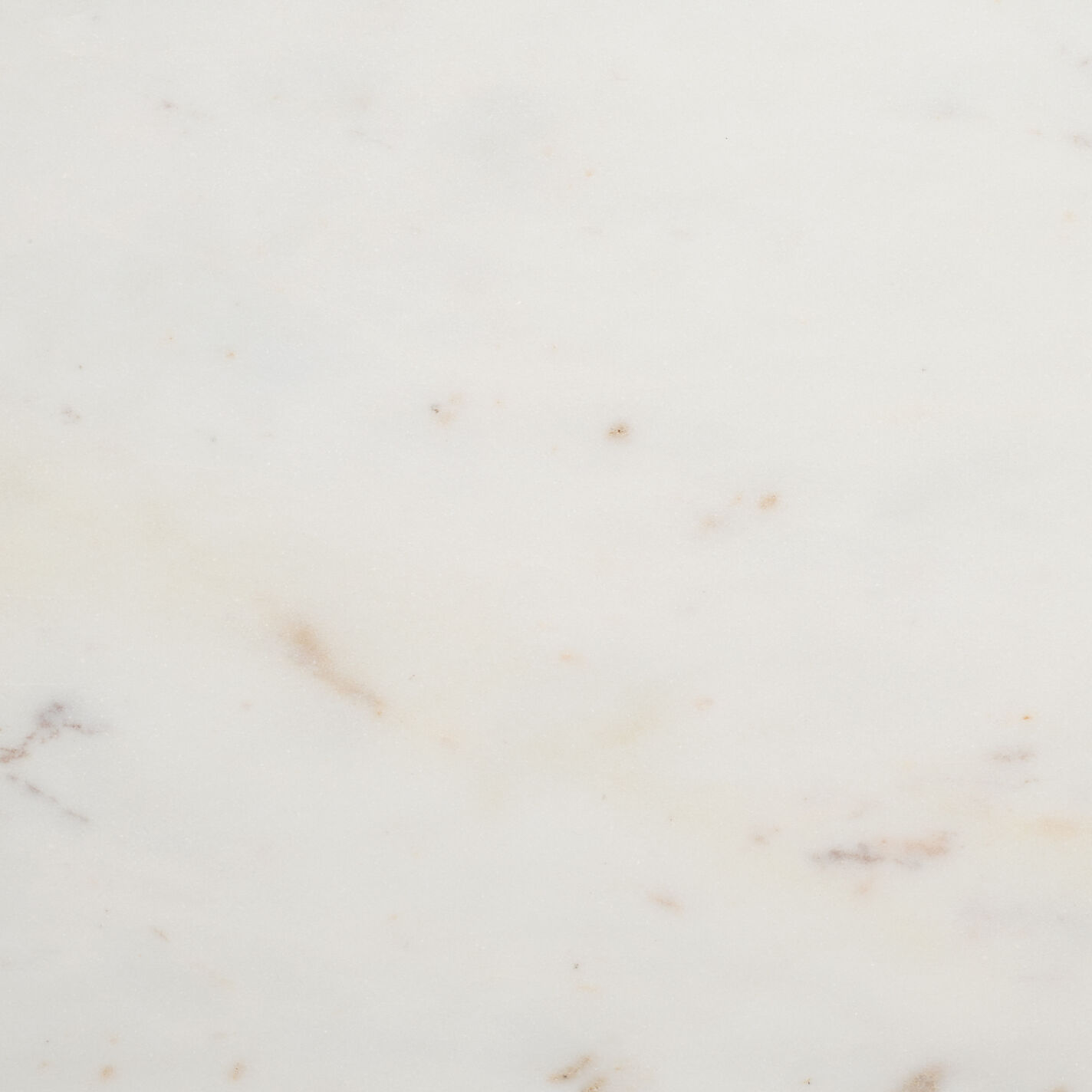 Round White Marble and Black Metal Bistro Side Table