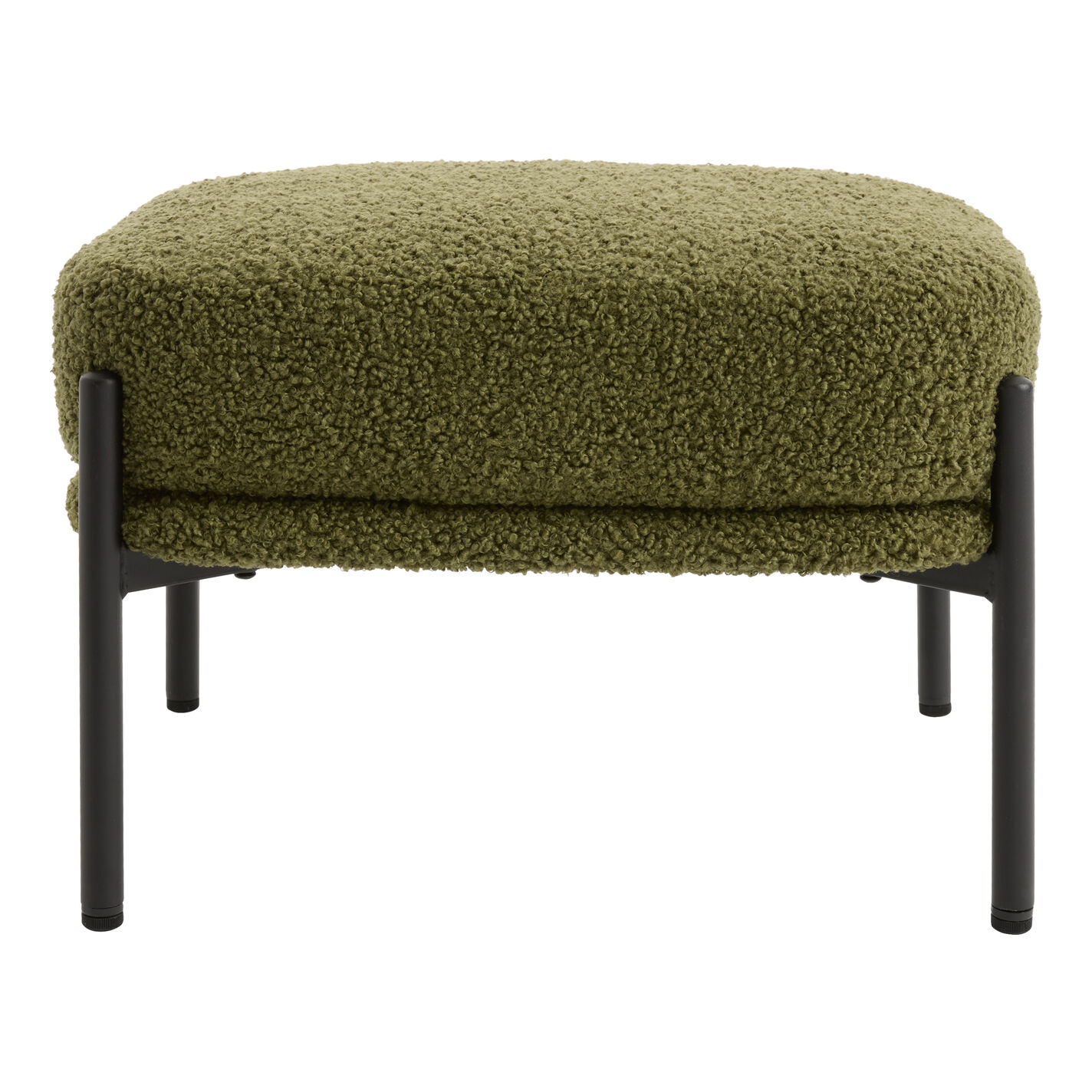 Rylan Faux Sherpa Chair Ottoman