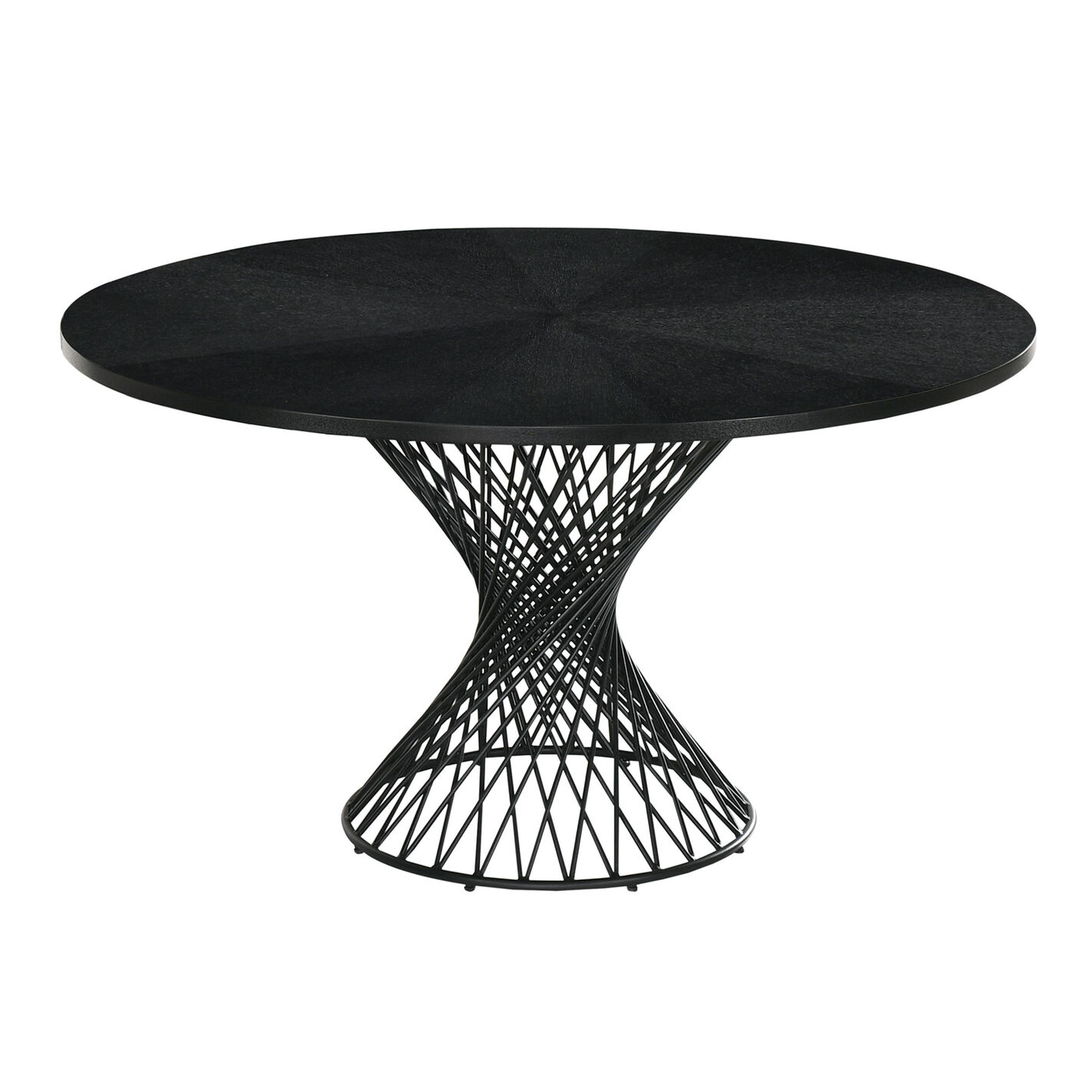 Graham Black Wood and Metal 5 Piece Dining Set