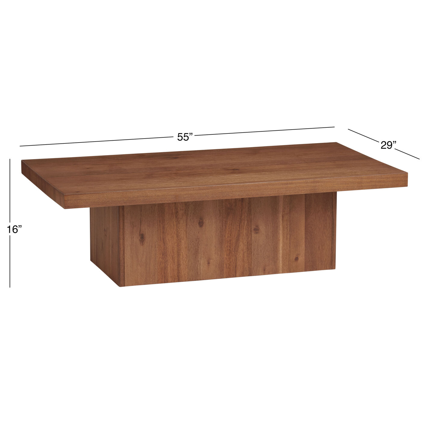 Pascal Acacia Wood Coffee Table