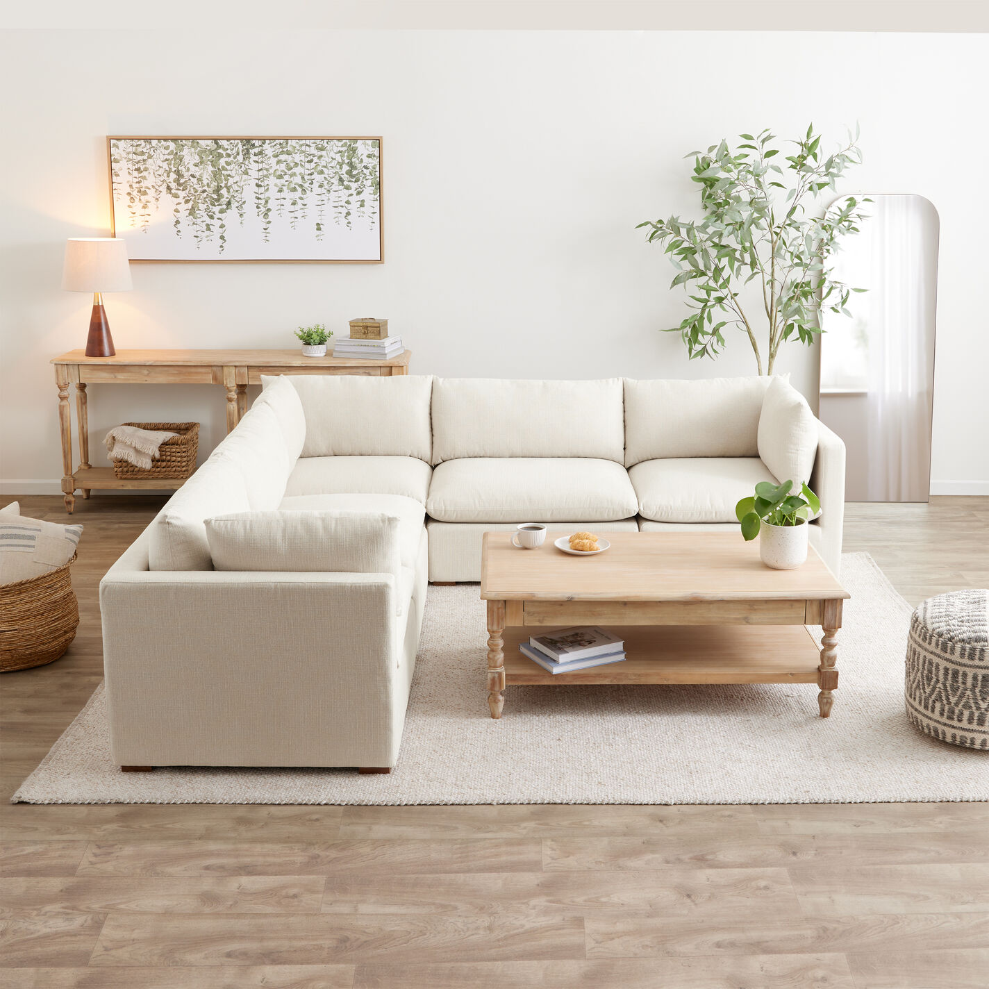 Weston Pillow Top Modular Sectional Corner End Chair