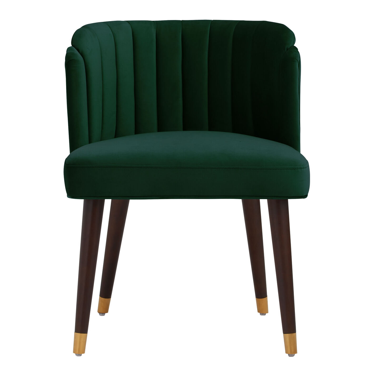 Isadora Velvet Channel Back Dining Chair Set of 2