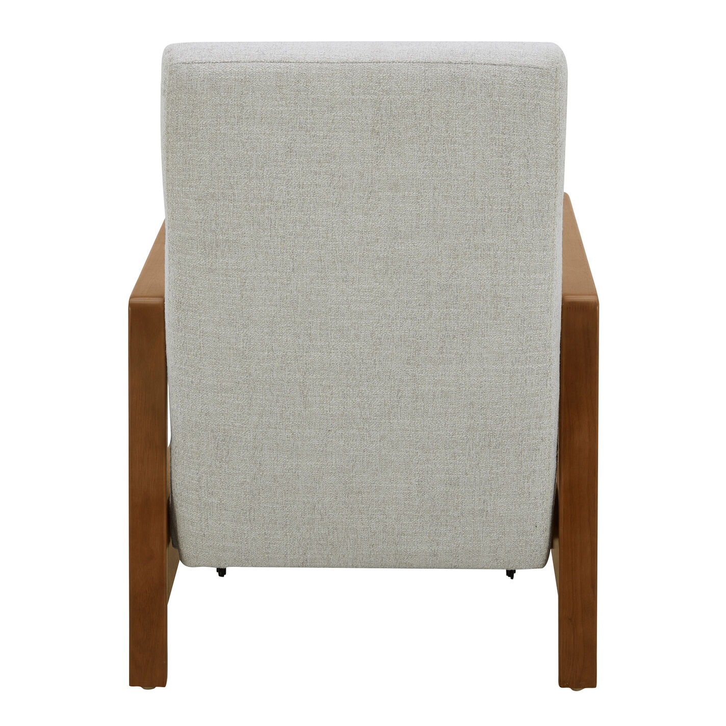 Erik Wood Frame Upholstered Push Back Recliner