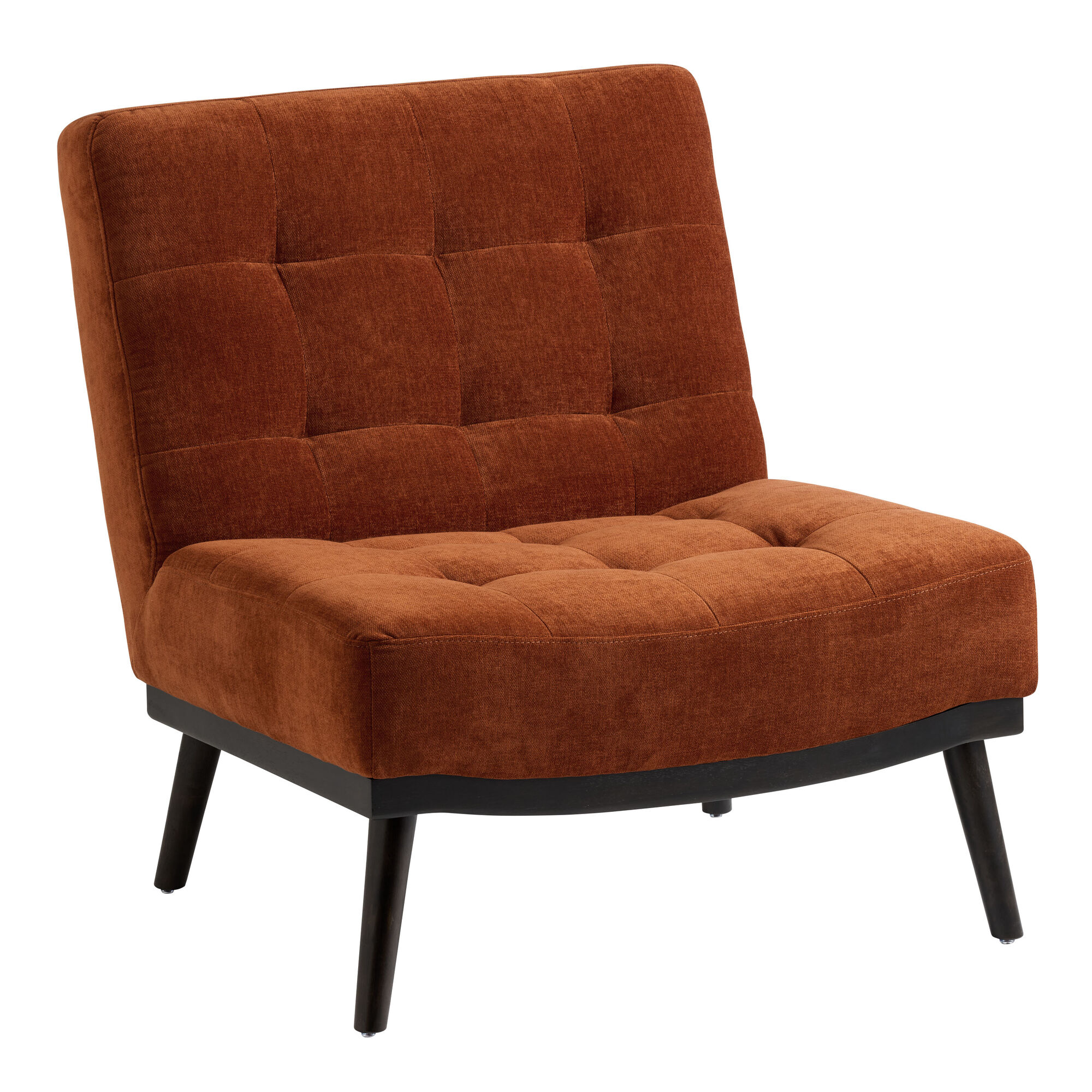 Isaiah Chenille Tufted Mid Century Upholstered Chair
