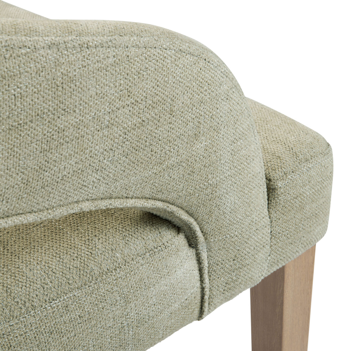 Killian Floating Cutout Back Upholstered Dining Armchair