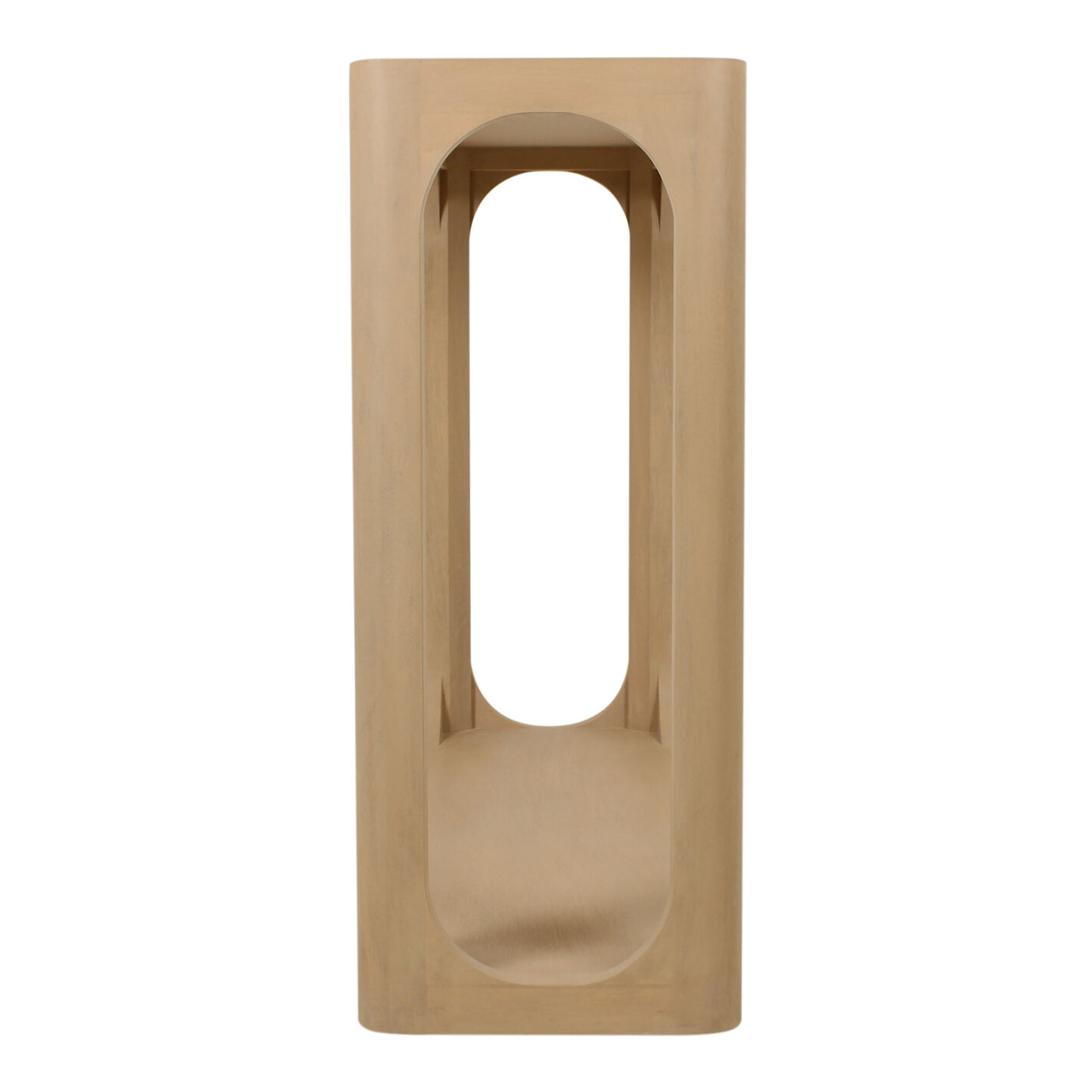 Branyon Wood Console Table with Shelf